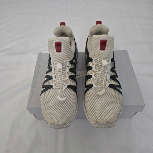 Nike Shox Gravity White Metallic Silver/Black Running Shoes Men's US Size 13 - Picture 7 of 14